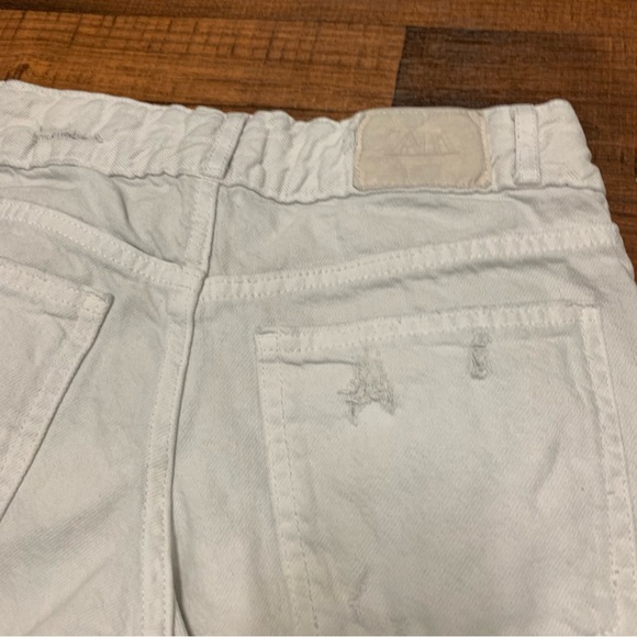 Zara Y2K Girls Jeans Size 13 -14 Years Loose Fit Cm 164 Gray 100% Cotton - Picture 5 of 9